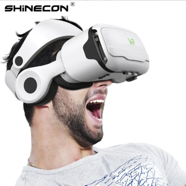 Side angle of VRShinecon VR glasses for smartphones