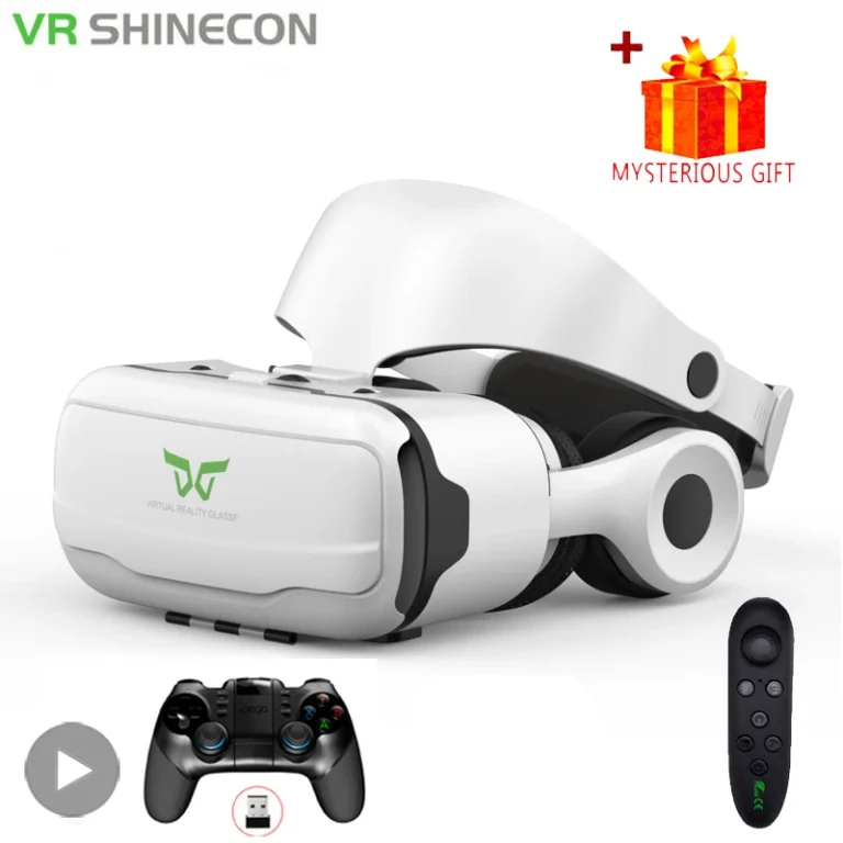 VRShinecon G02EF 3D VR glasses headset front view