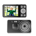 Side angle of Vandlion A56 digital camera showing TFT LCD screen