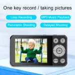 Back view of Vandlion A56 camera displaying 2.8 inch screen