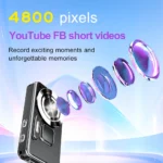 Vandlion A56 digital camera in black with compact metal and plastic body