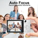 Back view of Vandlion A61 camera displaying HD color LCD screen