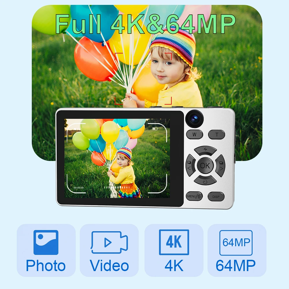 Vandlion A61 camera in white color with lens and metal shell