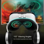 Close-up of adjustable aspheric lenses on VRPARK J60 VR glasses