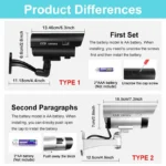 Waterproof Dummy Security Camera with Red LED Light - Image 4