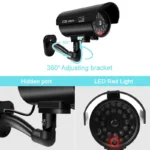 Waterproof Dummy Security Camera with Red LED Light - Image 5