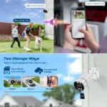 Side angle of waterproof WiFi IP bullet security camera