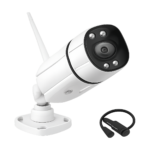 5MP waterproof WiFi IP bullet security camera front view