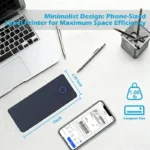 Thermal desktop printer with 110mm paper width