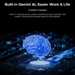 Back view of DOOGEE Tab E3 Pro showing 13MP rear camera