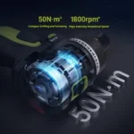 Worx WU139 Cordless Brushless Impact Screwdriver Drill - Image 3