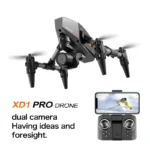 Close-up of XD1 PRO Mini Drone 2-axis gimbal camera
