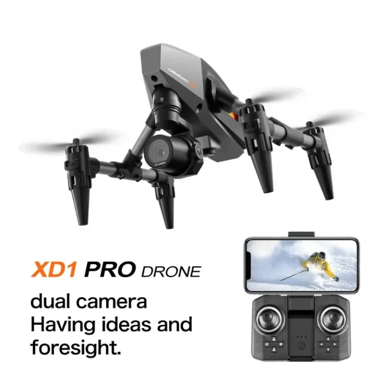 Close-up of XD1 PRO Mini Drone 2-axis gimbal camera