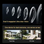 Side view of XIAOMI Outdoor Camera 4 with mounting bracket