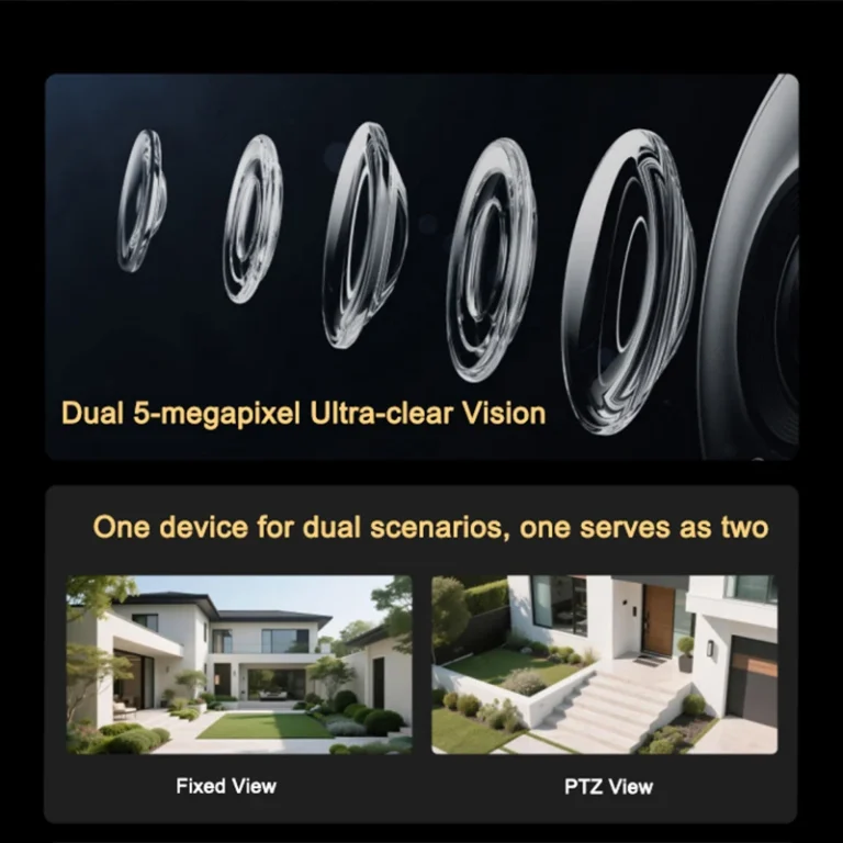 Side view of XIAOMI Outdoor Camera 4 with mounting bracket