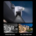 XIAOMI Outdoor Camera 4 installed on outdoor wall