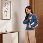 Back view of Xiaomi Smart Camera 4 with hidden Type-C power interface