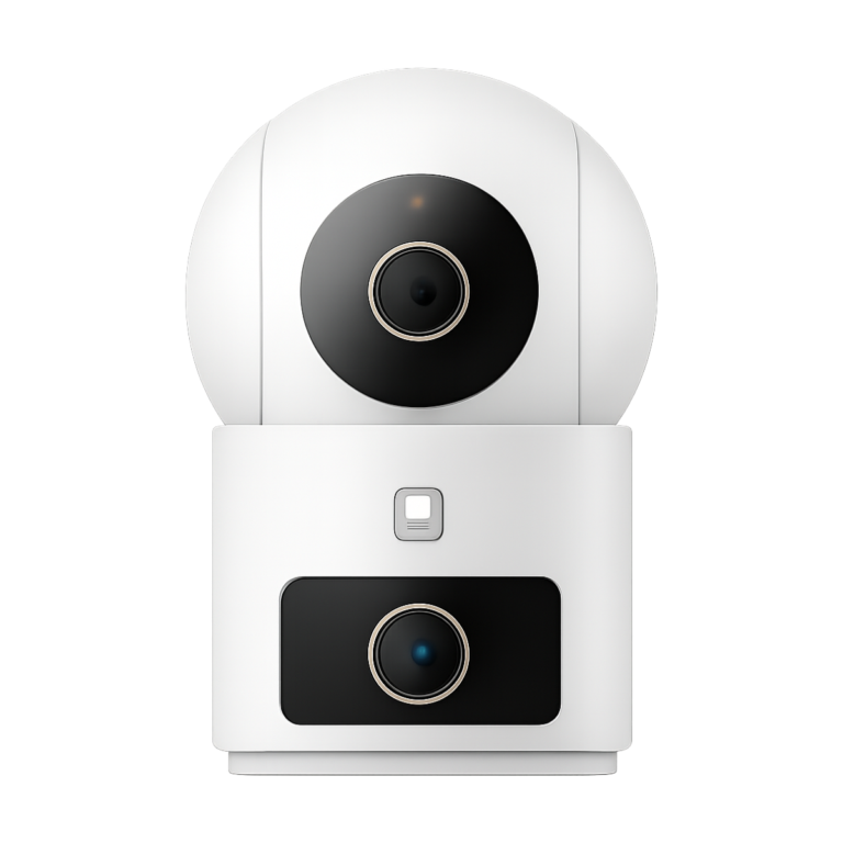 Xiaomi Smart Camera 4 dual-lens front view white dome design