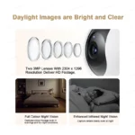 XIAOMI C300 camera showing dual lens design