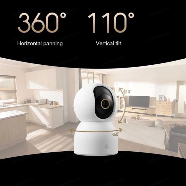 XIAOMI Smart Camera C700 side angle showing lens and speaker