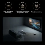 XIAOMI Smart Camera C700 demonstrating 360 degree rotation