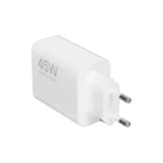 Xiaomi 45W Turbo Charging Power Adapter frosted shell detail