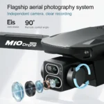 Xiaomi Mijia M10 drone folded compact design in black