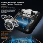 Xiaomi Mijia Z4 Mini Drone in flight with clear sky background