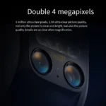 Xiaomi Mijia CW700S outdoor security camera showing 9x zoom feature