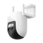 Xiaomi Mijia Outdoor PTZ Camera CW700S front view with dual lenses