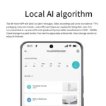 Xiaomi Mijia camera installed outdoors with white plastic waterproof casing
