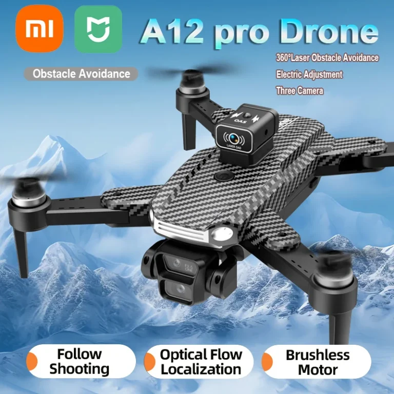 Xiaomi Mjia A12 Pro drone side view with 8K camera