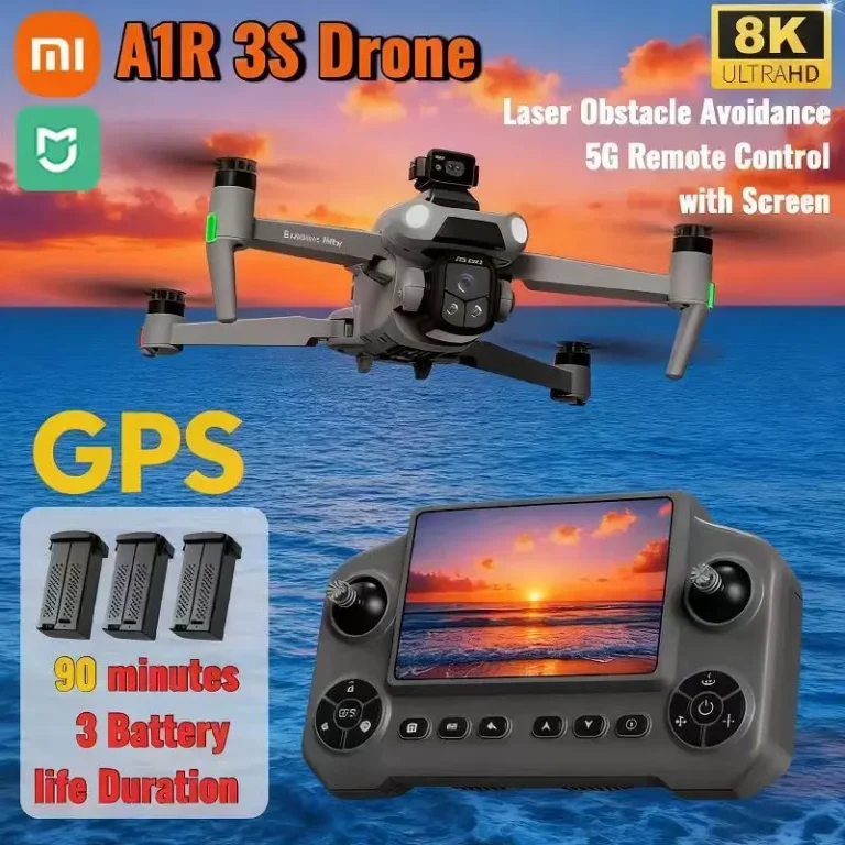 Xiaomi Mijia A1R 3S 8K GPS drone folded view