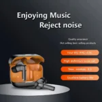 Xiaomi Mijia Bluetooth earphones showing built-in microphone