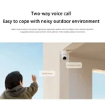 Side view of Xiaomi Outdoor Camera 4C showing lens and mounting