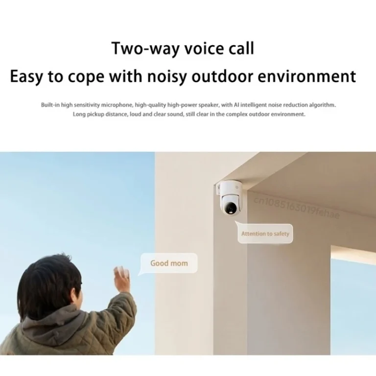 Side view of Xiaomi Outdoor Camera 4C showing lens and mounting