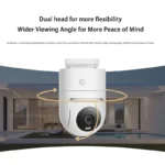 Xiaomi Outdoor Camera 4C angled view highlighting weatherproof design