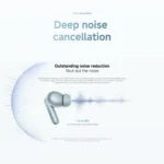 Pair of Xiaomi Redmi Buds 8 Pro earbuds featuring active noise cancellation