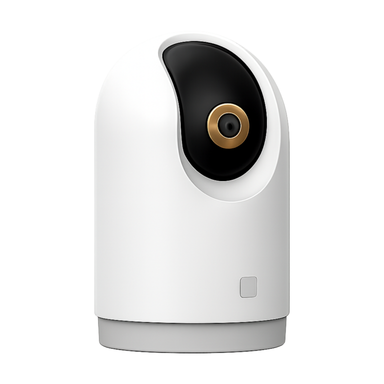 Xiaomi Smart Camera 3 Pro PTZ front view in white
