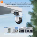 Xiaomi CW500 camera mounted outdoors with PTZ function