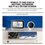 Xiaomi 2K IP Camera front view with white compact body