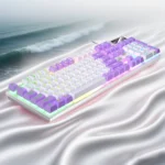 Top view of YINDIAO K500 USB wired keyboard with full key layout