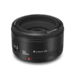 YONGNUO 50mm F1.8 lens showing focus ring details