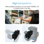 ZHIYUN WEEBILL 3E gimbal showing joystick and control buttons