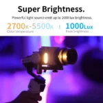 ZHIYUN Crane M3S gimbal showing Bluetooth connectivity