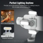 ZHIYUN CINEPEER SMOOTH 5E showing 3-axis stabilization motors