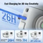 ZHIYUN CINEPEER SMOOTH 5E handheld stabilizer with charging cable connected