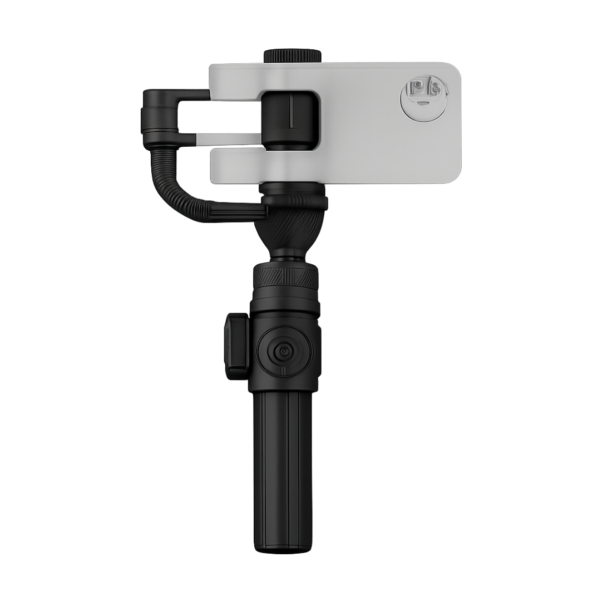 ZHIYUN Official SMOOTH 5S AI Smartphone Gimbal 3-Axis Gimbals Fill Light Phone Stabilizer for iPhone 15 Pro Max Android-bg-clean ZHIYUN SMOOTH 5S AI smartphone gimbal front view