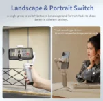 Close-up of ZHIYUN Smooth Q4 gimbal controls