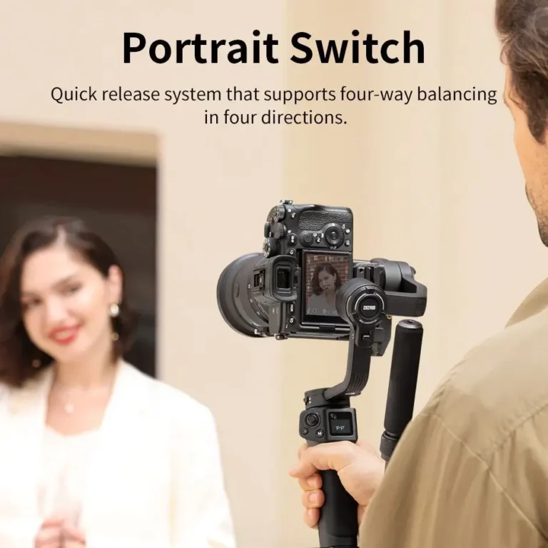 ZHIYUN Weebill 3S ergonomic dual handgrips and control display